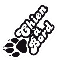 Chien Teckel autocollant sticker adhésif