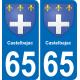 65 Castelbajac-aufkleber plakette ez stadt