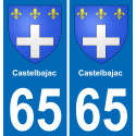 65 Castelbajac-aufkleber plakette ez stadt