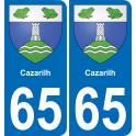 65 Cazarilh adesivo piastra di registrazione city