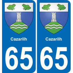 65 Cazarilh-aufkleber plakette ez stadt