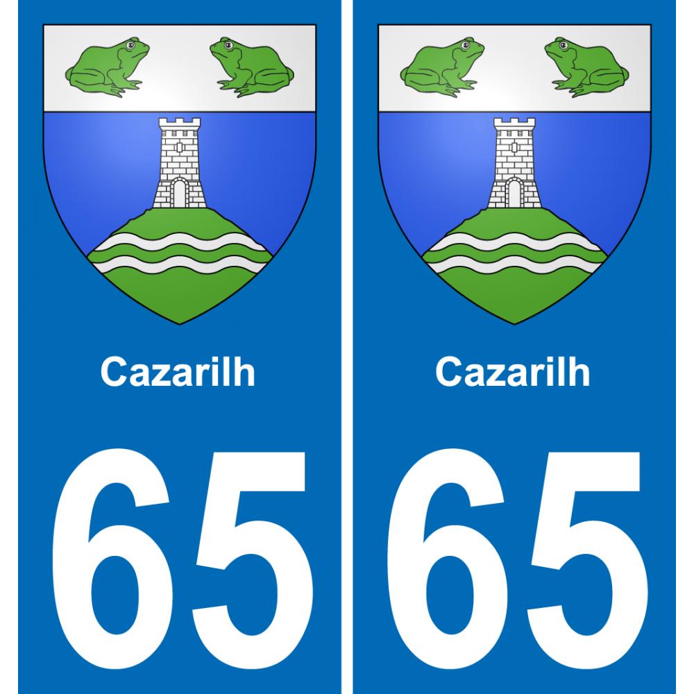 65 Cazarilh adesivo piastra di registrazione city