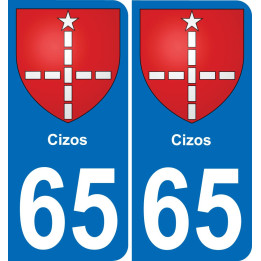65 Cizos-aufkleber plakette ez stadt