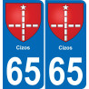 65 Cizos adesivo piastra di registrazione city
