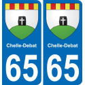 65 Chelle-Debat adesivo piastra di registrazione city
