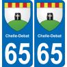 65 Chelle-Debat adesivo piastra di registrazione city