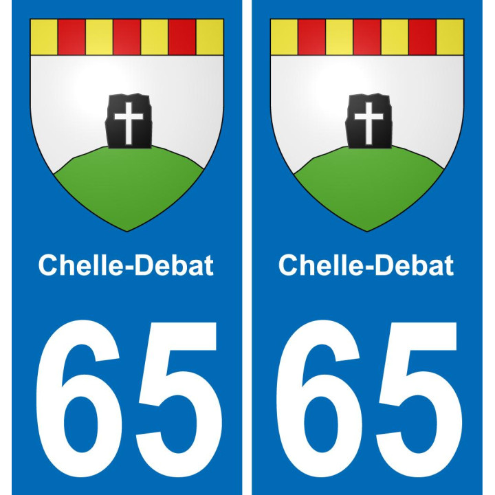 65 Chelle-Debat-aufkleber plakette ez stadt