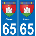 65 Cheust adesivo piastra di registrazione city