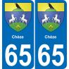 65 Chèze-aufkleber plakette ez stadt