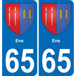 65 Ens placa etiqueta de registro de la ciudad