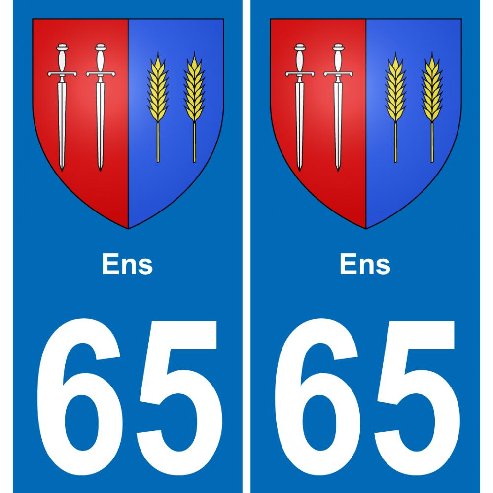 65 Ens-aufkleber plakette ez stadt