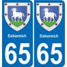65 Esbareich adesivo piastra di registrazione city