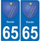 65 Escala adesivo piastra di registrazione city