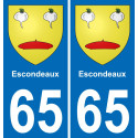 65 Pau-aufkleber plakette ez stadt