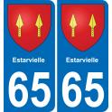65 Estarvielle-aufkleber plakette ez stadt