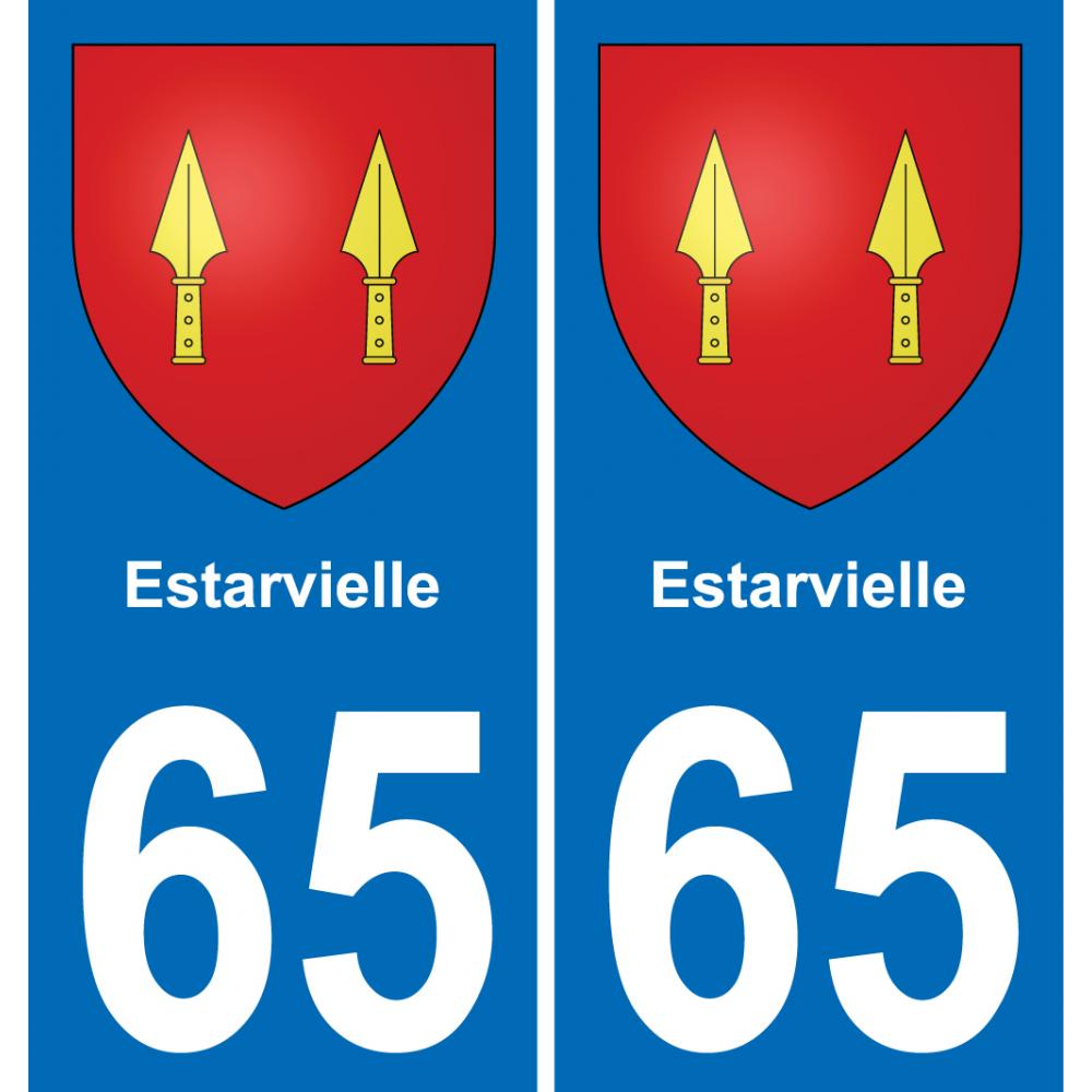 65 Estarvielle-aufkleber plakette ez stadt