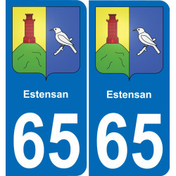 65 Estensan-aufkleber plakette ez stadt