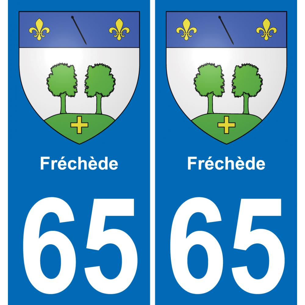 65 Fréchède adesivo piastra di registrazione city