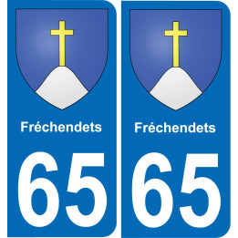 65 Fréchendets-aufkleber plakette ez stadt
