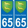 65 Fréchou-Fréchet-aufkleber plakette ez stadt