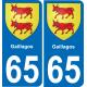 65 Gaillagos-aufkleber plakette ez stadt