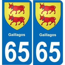 65 Gaillagos-aufkleber plakette ez stadt