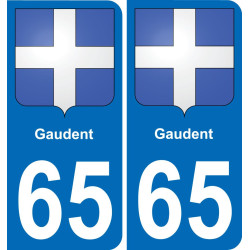 65 Gaudent-aufkleber plakette ez stadt