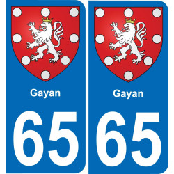 65 Gayan-aufkleber plakette ez stadt