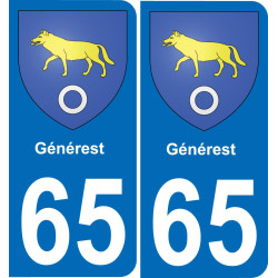 65 Générest-aufkleber plakette ez stadt