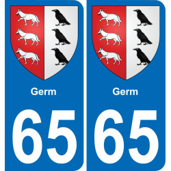 65 Germ-aufkleber plakette ez stadt