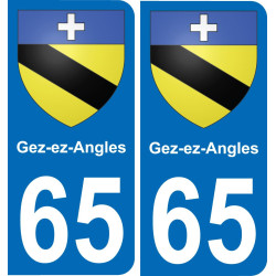65 Gez-ez-Angles adesivo piastra di registrazione city