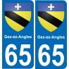 65 Gez-ez-Angles-aufkleber plakette ez stadt