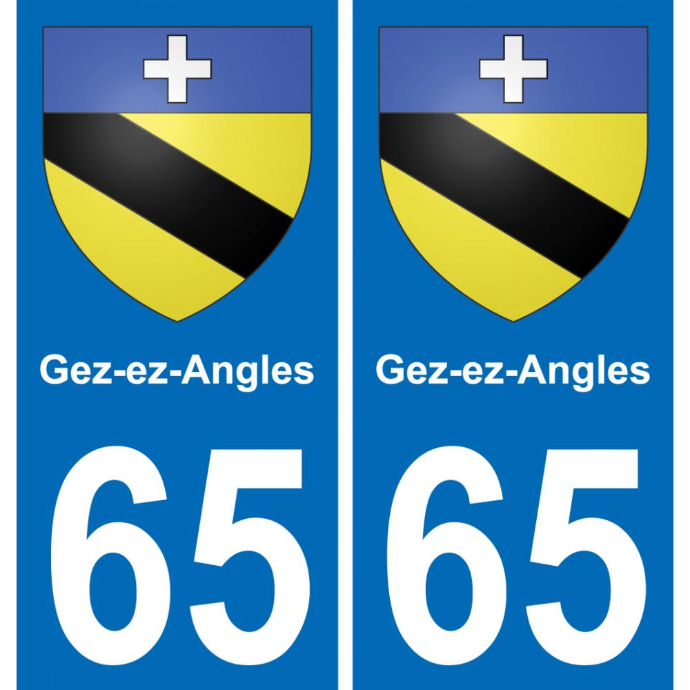 65 Gez-ez-Angles-aufkleber plakette ez stadt