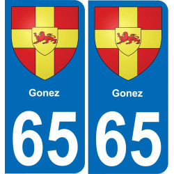 65 Gonez-aufkleber plakette ez stadt