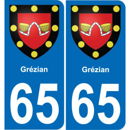 65 Grézian-aufkleber plakette ez stadt