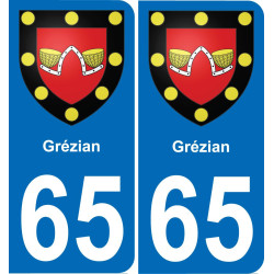 65 Grézian-aufkleber plakette ez stadt