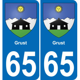65 Grust-aufkleber plakette ez stadt