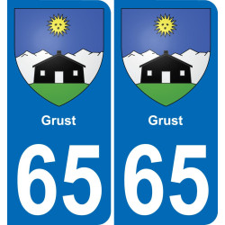 65 Grust-aufkleber plakette ez stadt