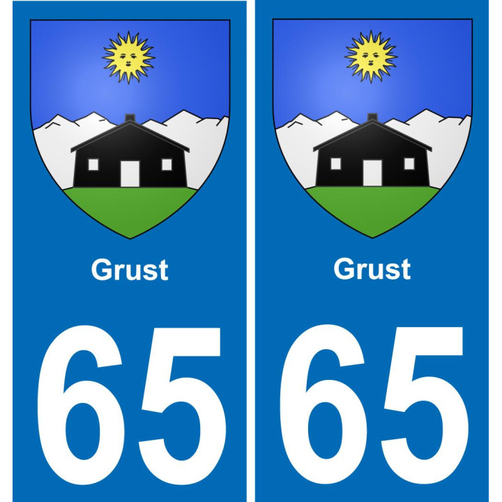 65 Grust-aufkleber plakette ez stadt