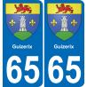 65 Guizerix adesivo piastra di registrazione city