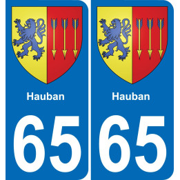 65 Hauban-aufkleber plakette ez stadt