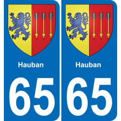 65 Hauban-aufkleber plakette ez stadt