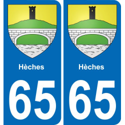 65 Hèches-aufkleber plakette ez stadt