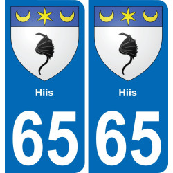 65 Hiis-aufkleber plakette ez stadt