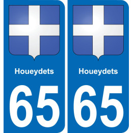 65 Houeydets sticker plate registration city