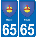 65 Hourc sticker plate registration city