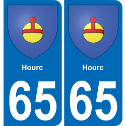 65 Hourc-aufkleber plakette ez stadt