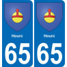 65 Hourc-aufkleber plakette ez stadt