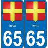 65 Izaux-aufkleber plakette ez stadt
