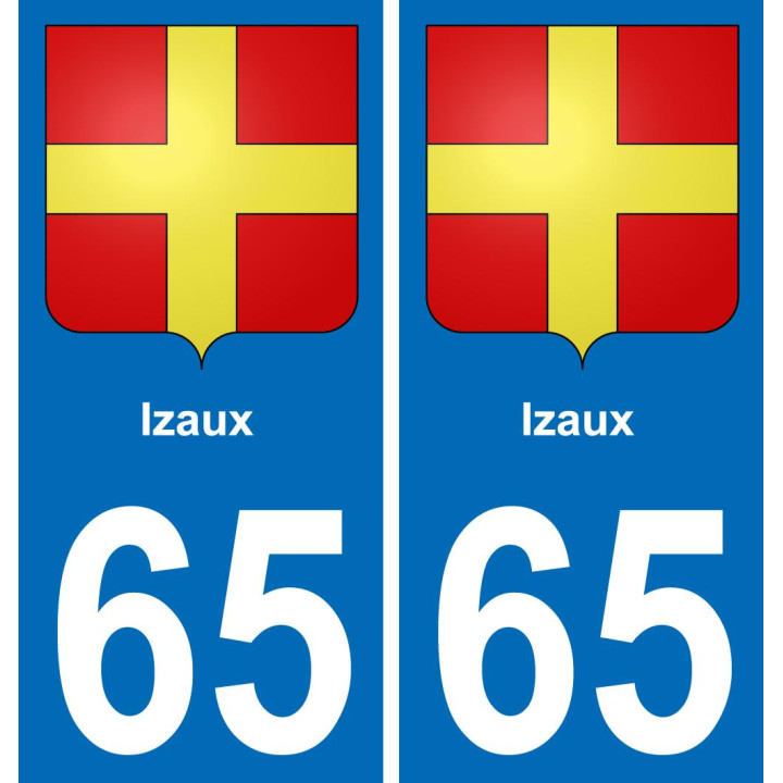 65 Izaux-aufkleber plakette ez stadt